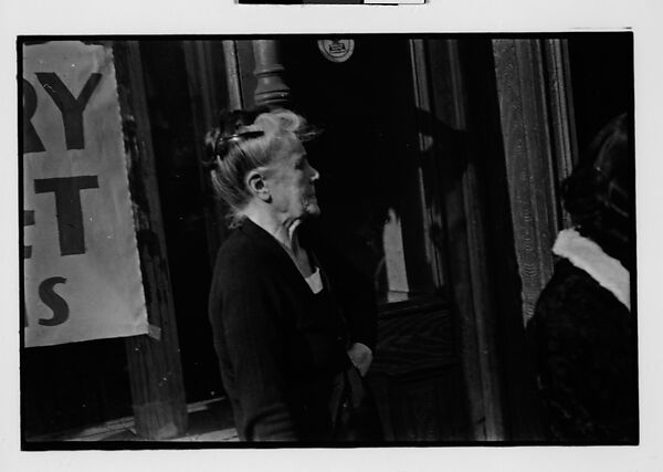 [Two 35mm Film Frames: Two Old Women in Doorway, Old Woman on Sidewalk, New York City], Walker Evans (American, St. Louis, Missouri 1903–1975 New Haven, Connecticut), Film negative