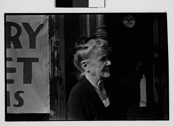[Two 35mm Film Frames: Old Woman on Sidewalk, New York City], Walker Evans (American, St. Louis, Missouri 1903–1975 New Haven, Connecticut), Film negative