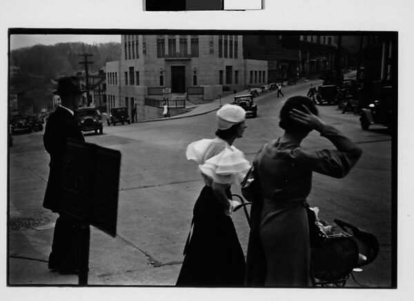 [Two 35mm Film Frames: Main Street, Ossining, New York?], Walker Evans (American, St. Louis, Missouri 1903–1975 New Haven, Connecticut), Film negative