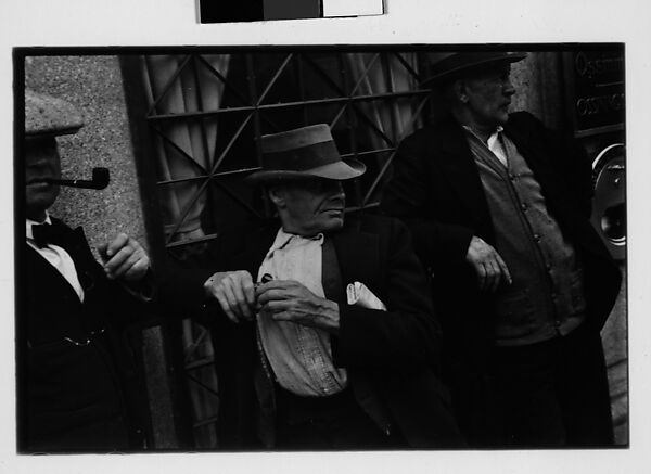 [Two 35mm Film Frames: Men on Street, Ossining, New York], Walker Evans (American, St. Louis, Missouri 1903–1975 New Haven, Connecticut), Film negative