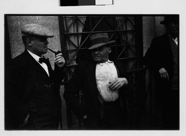 [Two 35mm Film Frames: Men on Street, Ossining, New York], Walker Evans (American, St. Louis, Missouri 1903–1975 New Haven, Connecticut), Film negative