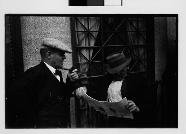 [Two 35mm Film Frames: Two Men on Street, Ossining, New York], Walker Evans (American, St. Louis, Missouri 1903–1975 New Haven, Connecticut), Film negative