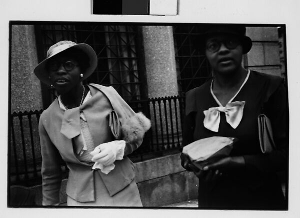 [Two 35mm Film Frames: Two Women on Street, Ossining, New York], Walker Evans (American, St. Louis, Missouri 1903–1975 New Haven, Connecticut), Film negative