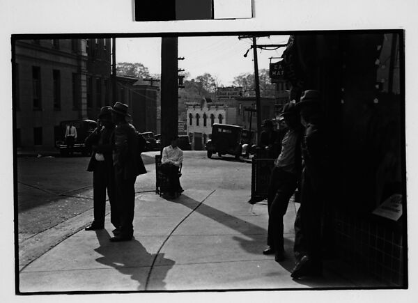[Two 35mm Film Frames: Men on Central Avenue, Ossining, New York], Walker Evans (American, St. Louis, Missouri 1903–1975 New Haven, Connecticut), Film negative