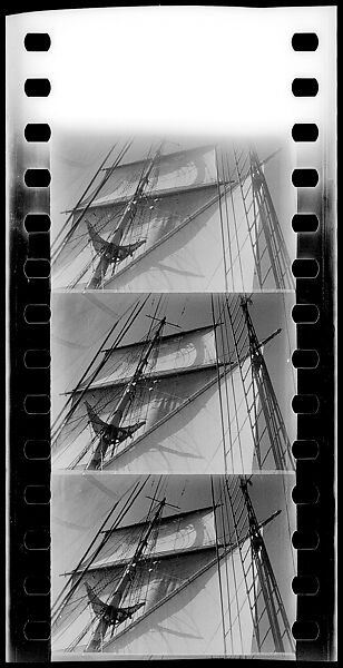 [South Seas: Three Motion Picture Film Frames of Cressida Rigging], Walker Evans (American, St. Louis, Missouri 1903–1975 New Haven, Connecticut), Film negative