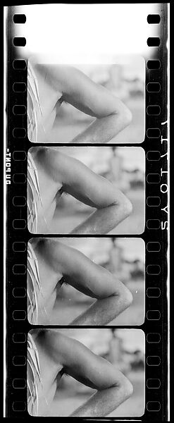 [South Seas: Four Motion Picture Film Frames of Arm], Walker Evans (American, St. Louis, Missouri 1903–1975 New Haven, Connecticut), Film negative