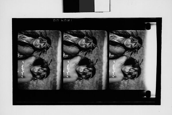 [South Seas: Three Motion Picture Film Frames of Young Couple], Walker Evans (American, St. Louis, Missouri 1903–1975 New Haven, Connecticut), Film negative 