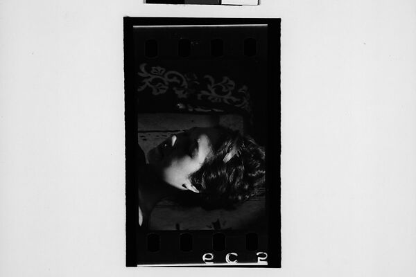 [South Seas: Motion Picture Film Frame of Woman], Walker Evans (American, St. Louis, Missouri 1903–1975 New Haven, Connecticut), Film negative 