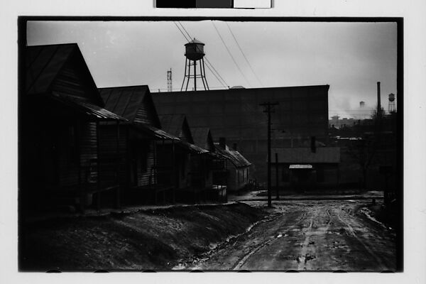 [Five 35mm Film Frames: Wooden Company Houses, Horice's Fish Market, Southeastern U.S.], Walker Evans (American, St. Louis, Missouri 1903–1975 New Haven, Connecticut), Film negative