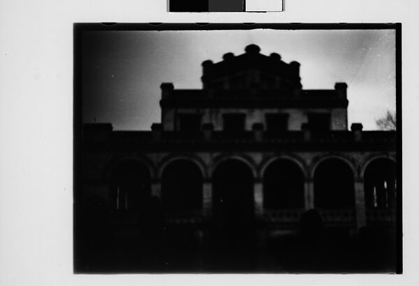 [Five 35mm Film Frames: Horice's Fish Market, Wooden Company Houses, Brick Italianate Revival Building, Southeastern U.S.], Walker Evans (American, St. Louis, Missouri 1903–1975 New Haven, Connecticut), Film negative