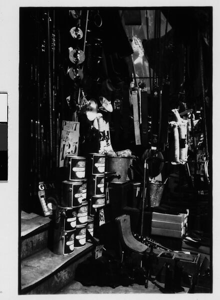 [Three 35mm Film Frames: Hardware Store Display, Brooklyn, New York], Walker Evans (American, St. Louis, Missouri 1903–1975 New Haven, Connecticut), Film negative 