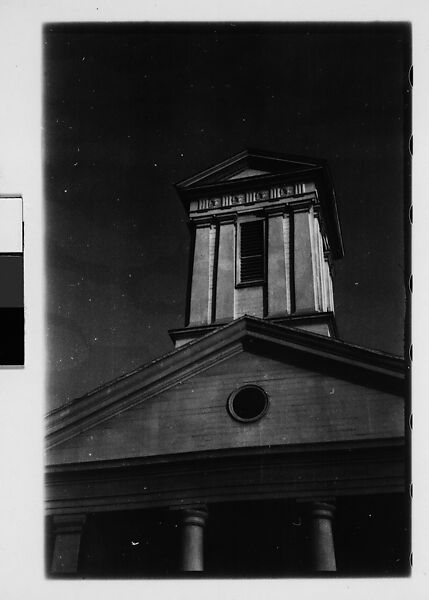 [Four 35mm Film Frames: Greek Revival Church Tower, Southeastern U.S.?], Walker Evans (American, St. Louis, Missouri 1903–1975 New Haven, Connecticut), Film negative