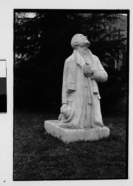 [Three 35mm Film Frames: Kneeling "Brother Bryan" Monument, Birmingham, Alabama?], Walker Evans (American, St. Louis, Missouri 1903–1975 New Haven, Connecticut), Film negative