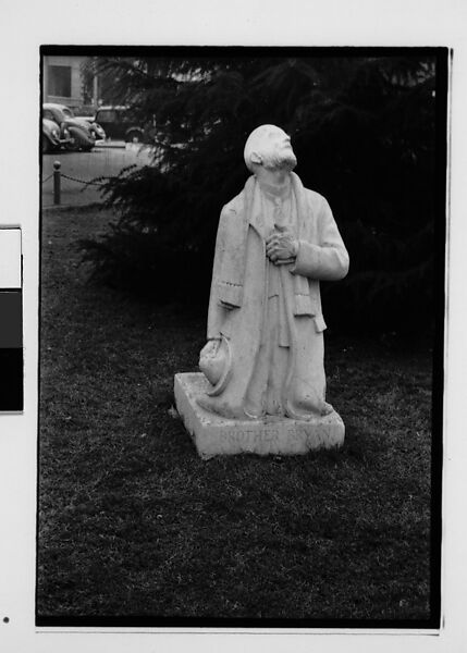 [Three 35mm Film Frames: Kneeling "Brother Bryan" Monument, Birmingham, Alabama?], Walker Evans (American, St. Louis, Missouri 1903–1975 New Haven, Connecticut), Film negative 