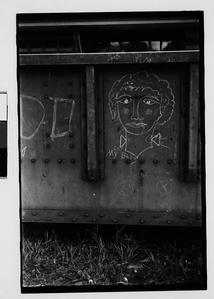 [Four 35mm Film Frames: Freight Car Graffiti], Walker Evans (American, St. Louis, Missouri 1903–1975 New Haven, Connecticut), Film negative
