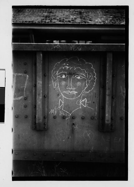 [Four 35mm Film Frames: Freight Car Graffiti], Walker Evans (American, St. Louis, Missouri 1903–1975 New Haven, Connecticut), Film negative 