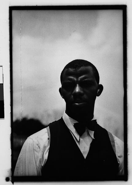 [Five 35mm Film Frames: Man Wearing Vest and Bow Tie, Wooden Church, Georgia], Walker Evans (American, St. Louis, Missouri 1903–1975 New Haven, Connecticut), Film negative