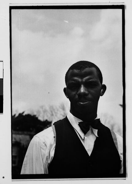 [Five 35mm Film Frames: Man Wearing Vest and Bow Tie, Wooden Church, Georgia], Walker Evans (American, St. Louis, Missouri 1903–1975 New Haven, Connecticut), Film negative