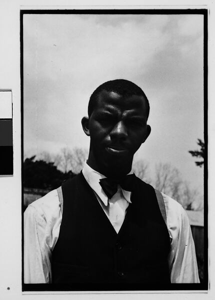 [Five 35mm Film Frames: Man Wearing Vest and Bow Tie, Wooden Church, Georgia], Walker Evans (American, St. Louis, Missouri 1903–1975 New Haven, Connecticut), Film negative
