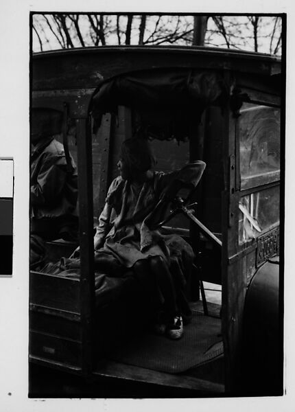 [Two 35mm Film Frames: Two Men and a Woman Seated Outside Clothing Store, Woman Seated in Truck Cab, Georgia], Walker Evans (American, St. Louis, Missouri 1903–1975 New Haven, Connecticut), Film negative