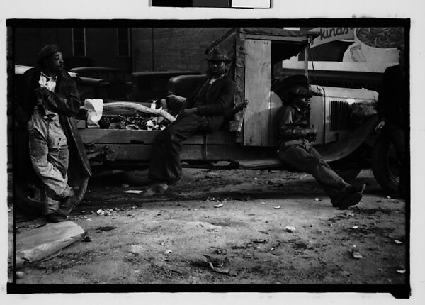 [Two 35mm Film Frames: Men Seated and Leaning on Truck, Georgia], Walker Evans (American, St. Louis, Missouri 1903–1975 New Haven, Connecticut), Film negative