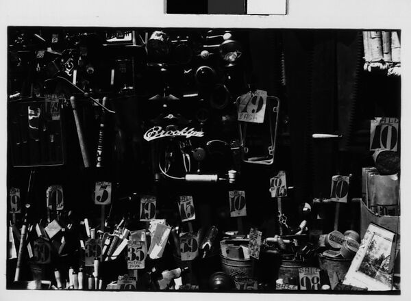 [Two 35mm Film Frames: Hardware Store Display, Brooklyn, New York], Walker Evans (American, St. Louis, Missouri 1903–1975 New Haven, Connecticut), Film negative 