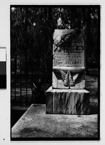 [Five 35mm Film Frames: Gravestones, Georgia], Walker Evans (American, St. Louis, Missouri 1903–1975 New Haven, Connecticut), Film negative