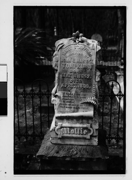 [Five 35mm Film Frames: Gravestones, Georgia], Walker Evans (American, St. Louis, Missouri 1903–1975 New Haven, Connecticut), Film negative
