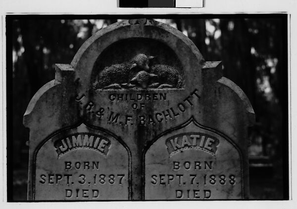[Five 35mm Film Frames: Gravestones, Georgia], Walker Evans (American, St. Louis, Missouri 1903–1975 New Haven, Connecticut), Film negative