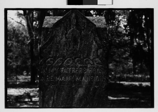 [Five 35mm Film Frames: Gravestones, Georgia], Walker Evans (American, St. Louis, Missouri 1903–1975 New Haven, Connecticut), Film negative