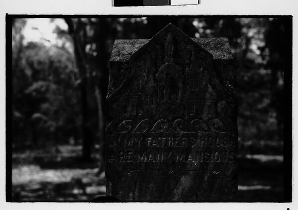 [Five 35mm Film Frames: Gravestones, Georgia], Walker Evans (American, St. Louis, Missouri 1903–1975 New Haven, Connecticut), Film negative