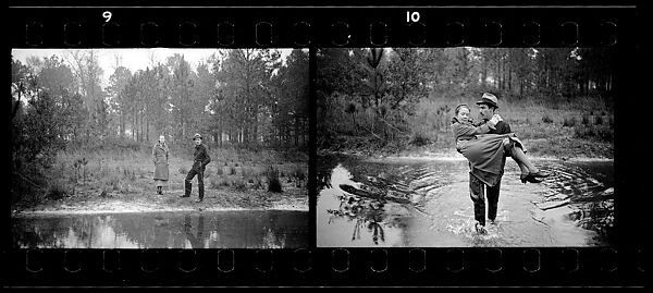 [Two 35mm Film Frames: Christine Fairchild and Paul Ninas, Louisiana or Mississippi], Walker Evans (American, St. Louis, Missouri 1903–1975 New Haven, Connecticut), Film negative