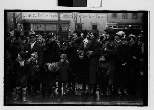 [Five 35mm Film Frames: Parade Watchers, Johnstown, Pennsylvania], Walker Evans (American, St. Louis, Missouri 1903–1975 New Haven, Connecticut), Film negative