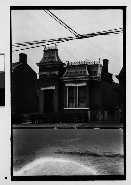 [Five 35mm Film Frames: Boxing Poster, Neon Sign at Night: "Christ Saves", House with Mansard Roof, Pennsylvania], Walker Evans (American, St. Louis, Missouri 1903–1975 New Haven, Connecticut), Film negative