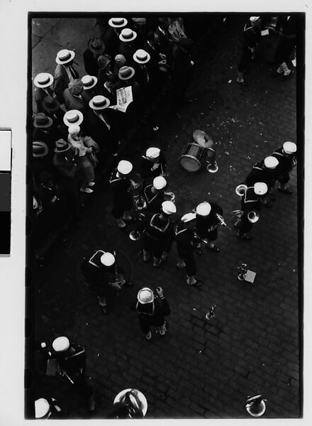 [Two 35mm Film Frames: Crowd and Parade Marchers, From Above, New York City], Walker Evans (American, St. Louis, Missouri 1903–1975 New Haven, Connecticut), Film negative