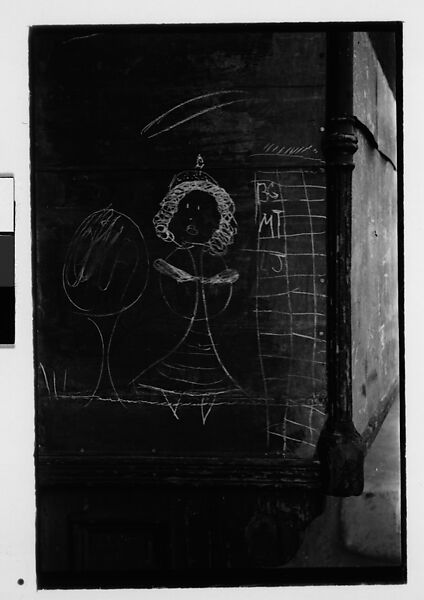 [Four 35mm Film Frames: Graffiti: Chalk Drawings, New York City], Walker Evans (American, St. Louis, Missouri 1903–1975 New Haven, Connecticut), Film negative