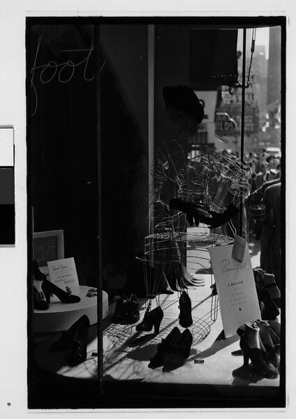 [Three 35mm Film Frames: Klein's Department Store Window Display, Service Desk, Union Square, New York City], Walker Evans (American, St. Louis, Missouri 1903–1975 New Haven, Connecticut), Film negative