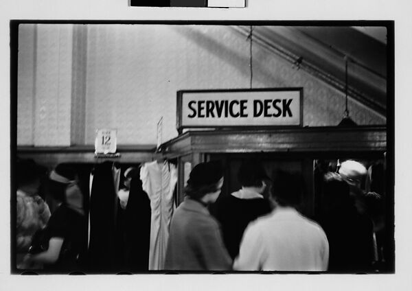 [Five 35mm Film Frames: Klein's Department Store, Union Square, New York City], Walker Evans (American, St. Louis, Missouri 1903–1975 New Haven, Connecticut), Film negative