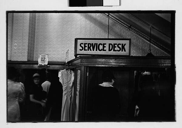 [Five 35mm Film Frames: Klein's Department Store, Union Square, New York City], Walker Evans (American, St. Louis, Missouri 1903–1975 New Haven, Connecticut), Film negative 