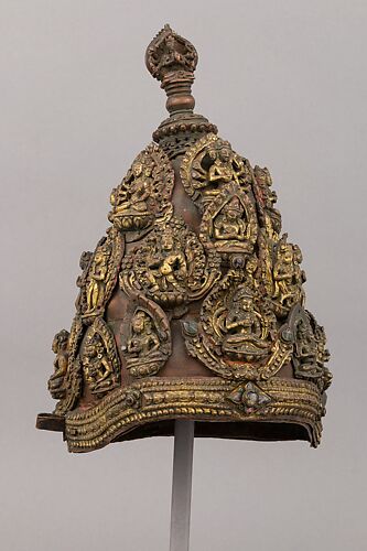 Vajracarya priest's crown
