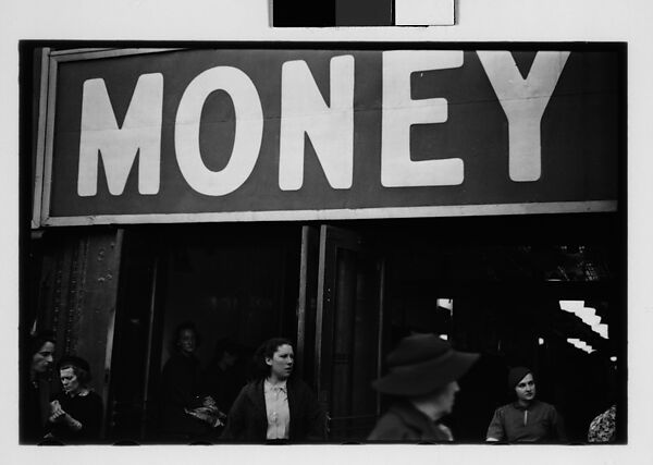 [Four 35mm Film Frames: Pedestrians and Billboard Outside Klein's Department Store, Union Square, New York City], Walker Evans (American, St. Louis, Missouri 1903–1975 New Haven, Connecticut), Film negative