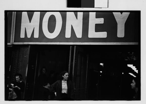 [Four 35mm Film Frames: Pedestrians and Billboard Outside Klein's Department Store, Union Square, New York City], Walker Evans (American, St. Louis, Missouri 1903–1975 New Haven, Connecticut), Film negative