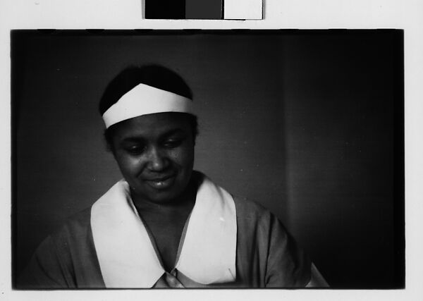 [Five 35mm Film Frames: Red Cross Nurse, Memphis, Tennessee or Forrest City, Arkansas; Street Preacher and Wagon on Sidewalk, Memphis, Tennessee], Walker Evans (American, St. Louis, Missouri 1903–1975 New Haven, Connecticut), Film negative