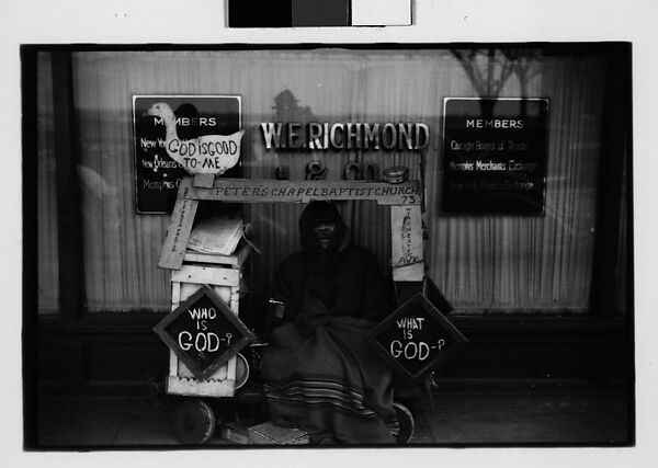 [Five 35mm Film Frames: Street Preacher and Wagon on Sidewalk, Memphis, Tennessee], Walker Evans (American, St. Louis, Missouri 1903–1975 New Haven, Connecticut), Film negative