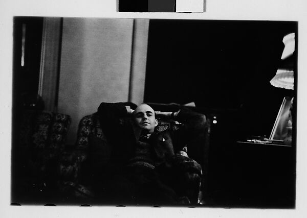 [Five 35mm Film Frames: Gifford Cochran and Unidentified Man in Library, Croton Falls, New York], Walker Evans (American, St. Louis, Missouri 1903–1975 New Haven, Connecticut), Film negative