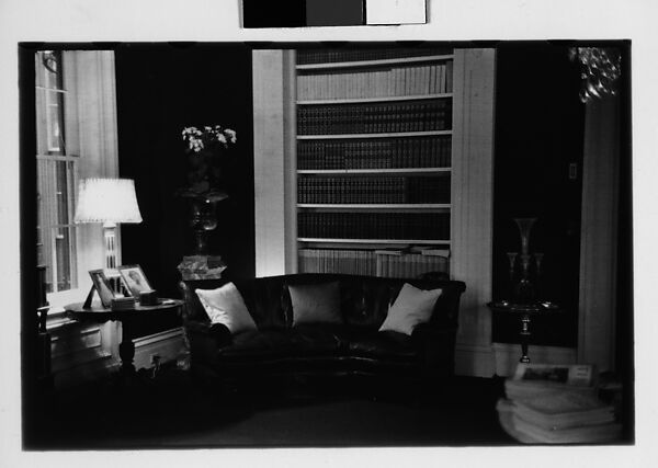[Five 35mm Film Frames: Library in Residence of Gifford Cochran, Croton Falls, New York], Walker Evans (American, St. Louis, Missouri 1903–1975 New Haven, Connecticut), Film negative