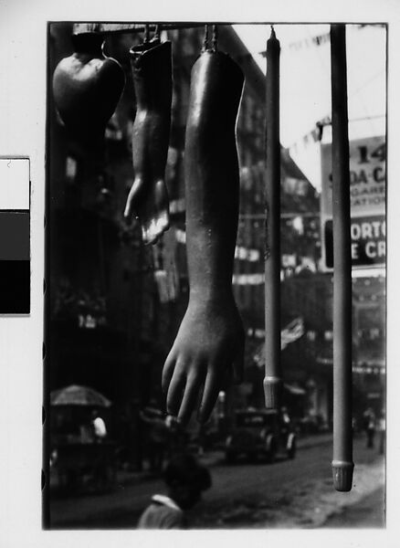 [Two 35mm Film Frames: Hanging Wax Votive Candle Display, Roosevelt Street, New York City], Walker Evans (American, St. Louis, Missouri 1903–1975 New Haven, Connecticut), Film negative 