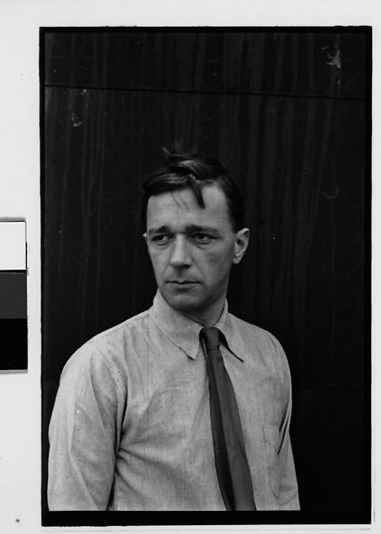 [Five 35mm Film Frames: Self-portrait on Roof of 441 East 92nd Street, New York City], Walker Evans (American, St. Louis, Missouri 1903–1975 New Haven, Connecticut), Film negative
