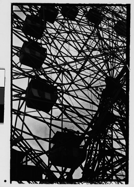 [Three 35mm Film Frames: "Wonder Wheel" Ride Detail, Coney Island, New York], Walker Evans (American, St. Louis, Missouri 1903–1975 New Haven, Connecticut), Film negative