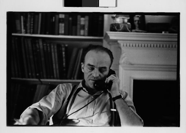 [Five 35mm Film Frames: Charles Fuller on Telephone], Walker Evans (American, St. Louis, Missouri 1903–1975 New Haven, Connecticut), Film negative